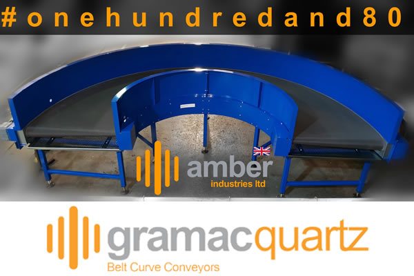 Curvas de correa de 180 grados de Amber Industries