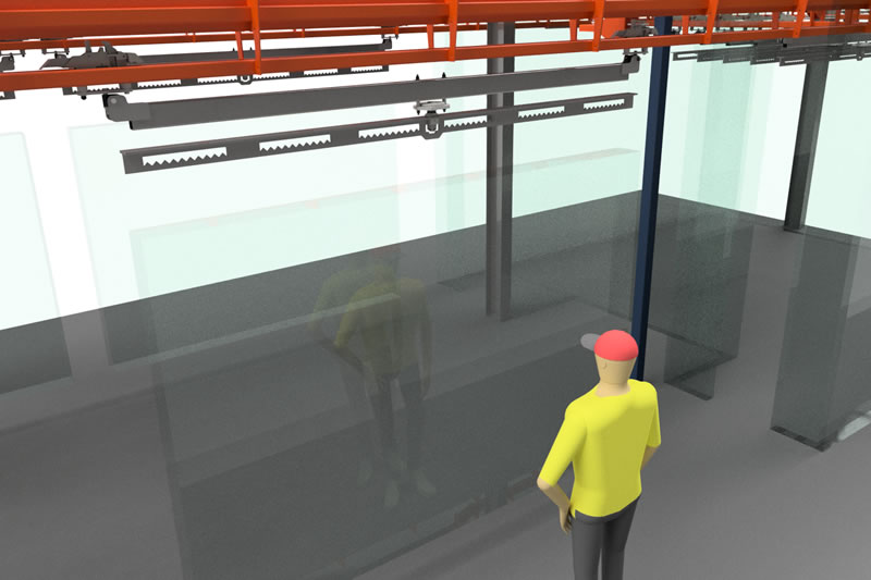 Proyecto de transportador de potencia y libre circulación AT100 en marcha.