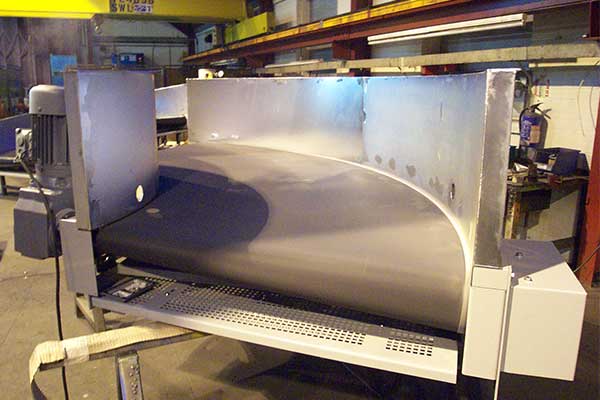 Datos técnicos y especificaciones de la curva de la correa