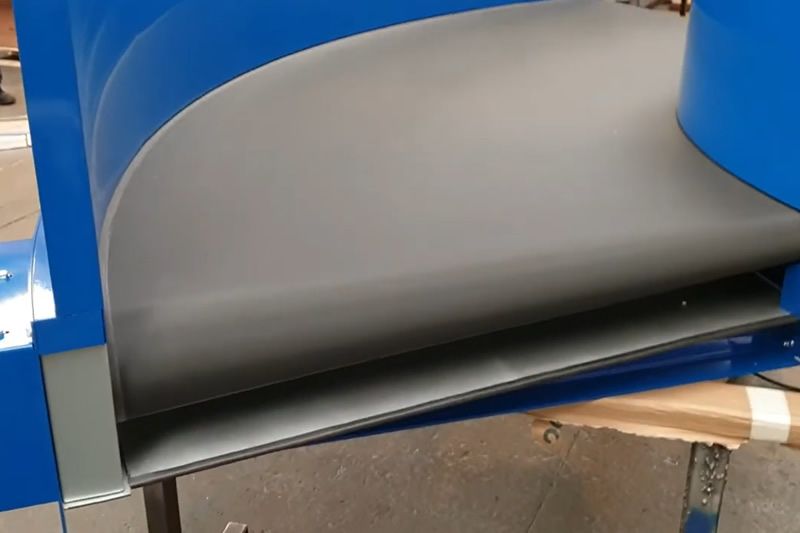 Transportadores de cinta de PVC con curvas/curvas