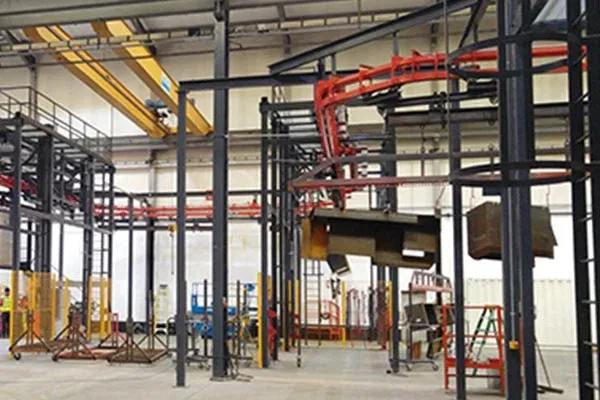 Planta de pintura Sandvik - Cinta transportadora