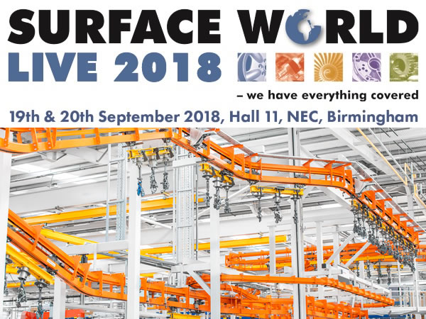 Visítenos en Surface World 2018 en el NEC.