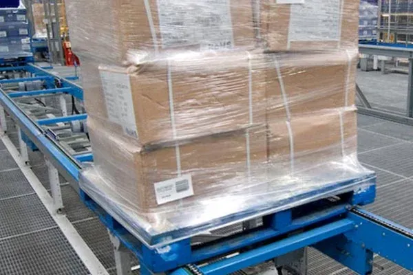 Transportador de paletas de doble cadena Amber Automation Amber Automation Twin Chain Pallet Conveyor